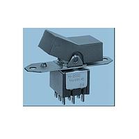 NKK Switches M2032TYG03-JF ສະຫນັບສະຫນູນ Rocker SPDT ON ON ຕິດຕໍ່ທອງ