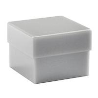 NKK Switches AT465H ປຸ່ມ .453" ຮູບສີ່ແກ້ວ ສີເທາະ ສຳລັບ EB & MB24