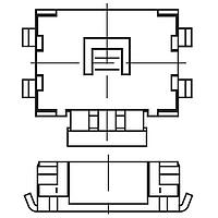 PANASONIC EVQ-PUB02K ສະຫນອງສະຕິກເລັກທັງນ້ອຍ s Light Touch Switch