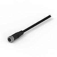 Wurth Elektronik 643622120305 Sensor Cables / Actuator Cables WRCIRC M12 Screw Coding A Cable Assembly with 2 m PVC cable Straight with Metal Coupling Nut Female connector, polarity 5