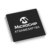 Microchip Technology ATSAME54P19A-AF MCU+FPUs CM4, TQFP128, 512KFlash,Tray, USB,Ethernet,CAN ,ອາກາດອຸນຫະພູມຂະຫນາດກວ້າງ