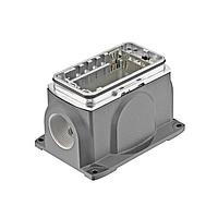 HARTING 11126001213 ຕໍ່ຕັ້ງພະລັງງານຫນັກ Han Yellock 60HSM 1xM40 ມີບັງກອງ bulkhead h