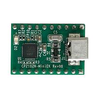 Silicon Labs CP2102N-MINIEK ຕົວຄວບຄຸມສະຕະກະ USB ເປັນ UART Bridge ຊຸດອຸປະກອນທີ່ອອກແບບເພື່ອສະແດງຄຸນສົມບັດຕ່າງໆຂອງອຸປະກອນ CP2102N USBXpress