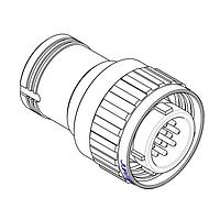 Eaton Souriau-Sunbank FEDM14PLN03121020SAY ຕົວເຊື່ອມຕໍ່ Plug SZ 14 3 CON SZ 12,10,20 ML