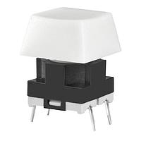 NKK Switches JB15HAP-1B ປຸ່ມກົດສະຕິກ OFF-(ON) HI OPR FRCE EXT ACT SCLP WHT CAP