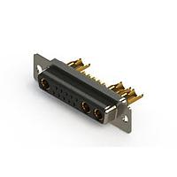 EDAC 628-13W3222-4N1 ຕົວເຊື່ອມຕໍ່ Mixed Contact D-Sub Connectors Vertical Combo Dsub