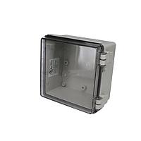 Bud Industries NBF-32210 ກະບອງອຸດສາຫະກຳ NEMA Enclosure ABS Poly Blend ມີປະຕູ Polycarbonate ແຈ້ງ (5.9 X 5.9 X 3.5 ນິ້ວ)