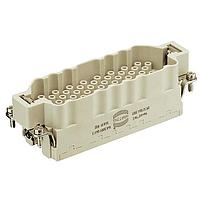 HARTING 09320643001 ອິນເຊີດ 64+PE 16A 500V ອິນເຊີດຜູ້ຊາຍ