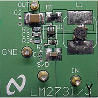Texas Instruments LM2731YEVAL/NOPB ບົດຄວບຄຸມແຮງໂຮມ - ບົດຄວບຄຸມສະຫວັດດີ LM2731Y EVAL BOARD