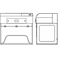 Air Science P5-36-XTS-SafeSEARCH-G Hood Fume ແບບບໍ່ມີທໍ່ (36")