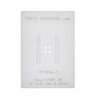 Chip Quik IPC0094-S ປຸ່ມຊອກເຕີແລະອາແດບເຕີ PowerSSOP-38 Stencil