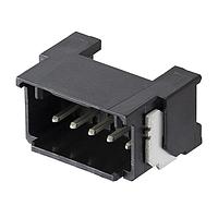 Molex 205972-0061 Shrouded Micro-One Hdr RA 2mm SR 6Ckt BLK