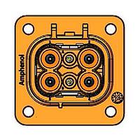 Amphenol Industrial ELR4A03 ຕົວເຊື່ອມຕໍ່ປະກອບ 4 ໂພນ 6.0mm ກະແຈ A