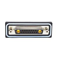 NorComp CDFV17W2213L411 ຕູ້ຕໍ່ຕໍ່ປະສົມ D-Sub 17W2 ແບບຕັ້ງຕົວ soldr F FL 4-40 int thrd 40 Amp