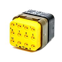 DEUTSCH - TE Connectivity DMC-M 12-20 PD ຕົວເຊື່ອມຕໍ່ຮູບສະແກນ MIL Spec ແບບສະຕະປິກ DMC-M 12-20 PD