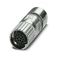 PHOENIX CONTACT 1629051 Standard Circular Connector Cable connector straight shielded: yes Screw locking M17 No. of pos.: 17 type of contact: Pin Crimp connection cable diameter range: 5.5 mm ... 9.5 mm coding:N