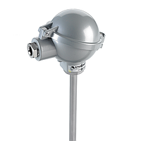 Sterling Sensors TFHABJ5/801M006B Heavy Duty Thermocouple with Industrial (BUZ) ຫົວ (Type J 316 15.9x1000mm; 0-1100°C)