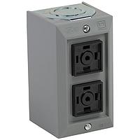 Square D 9001BG214 ສະຖານີຄວບຄຸມປຸ່ມຄູ່ 600VAC 5A, ປະເພດ B