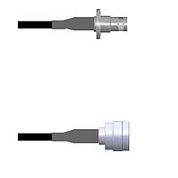 Amphenol Custom Cable Q-080550008060i ສາຍສັນຍານ RF BNC-SJB/TNC-SP RG58 60I