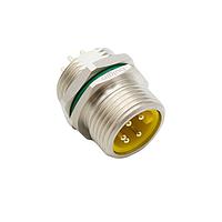 Bulgin PXMBNI78FPM05APC78 ຕົວເຊື່ອມ 5 ຕຳແໜ່ງ 7/8" ຕິດຕັ້ງກະບູບດ້ານໜ້າ ຜູ້ຊາຍ ສາຍບິນຍາວ 200mm