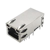 Bel Fuse G27-122T-015C Magnetic Jack MagJackRJ45,1X1,10G,4PPOE 600mA,TAB UP,GY/GY,RF&WAVE SOLDER