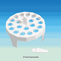 DaiHan DH.Rac3013 ແຖວວາງຫ້ອງກະທູ້ Microtube, PP, ສໍາລັບຫ້ອງກະທູ້ 1.5㎖ ແລະ 2㎖, Φ98×h60mm, 20ຮອວ