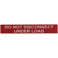 HellermannTyton 596-00244 ປ້າຍແຈ້ງພວມພະລັງງານແດດ DO NOT DIS UNDER LOAD 50/RL