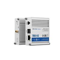 Teltonika TRB143000000 ເກດເວຍ 4G/LTE (Cat 4), ອິນເຕີເຟສ M-Bus, 1 x ພອດ Gigabit Ethernet, 1 SIM, ມີອຸປະກອນຈິງພະລັງງານຢູ່ຢູໂຣບ