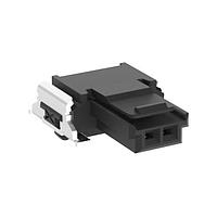 ERNI - TE Connectivity 384845-E ຮອງສະໜອງສາຍແລະຮອງສາຍ 2-PIN, ມຸມຂວາ, SMT