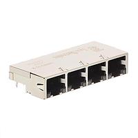 AMP Connectors - TE Connectivity 1888251-2 Modular LOW PROFILE RJ45 1x4 ສີສອງສີ