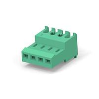AMP Connectors - TE Connectivity 3-641244-4 ຮູງຮັບ Receptacle 04 CIR MTA-100 CONN GREN LF