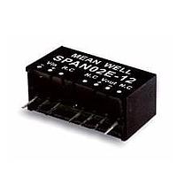 MEAN WELL SPAN02B-15 ອິສເອລເທດ 18-36Vin 15Vout 134mA SIP8 Reg Iso