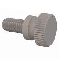 Essentra Components 091032037TB ກຸມນິ້ວມີລັກສະນະລະບຽບ Knurled Thumb Screw, #10-32 Thread, 3/8 Lg