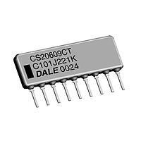 Vishay Dale 20611TC121J560ME ອາເລເຊີ Capacitor Arrays & Networks 11pin 120ohms 5% 56pF 20%