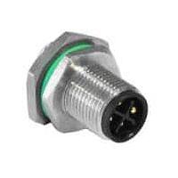 Bulgin PXMBNI12RPM05LFLM16001 ການເຊື່ອມຕໍ່ດ້ານຫຼັງທີ່ມີລະຫັດ Straight M12 L-Code 5P/M