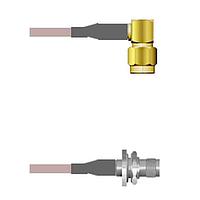 Amphenol Custom Cable Q-3504H000R010i ສາຍສະບັບ RF SMA-RP/TNC-SJB G316D 10I