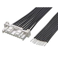 Molex 221959-1102 ສາຍສະແດງສະຫຼຸບ CLIKMatetoPigtail (OTS) ສາຍ Asmbly 2mm Ptch Sngl Row 150mm Lngth 10 Ckts Wht