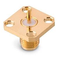 Wurth Elektronik 60312522114519 ປາເນລ ຣີເຊບເຕກເຄວລ WR-SMA 4-HOLE FLANGE STRAIGTH SOLDER CUP
