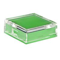 NKK Switches AT3076JF ຝາ, ແກ້ວ FLT CLR LNS/GRN DIFF ສໍາລັບ UB2 ມີ LED ເຂັ້ມ