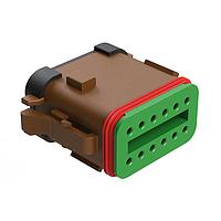 Amphenol SINE Systems AT06-12SD-SS01 ຕົວເຊື່ອມຕໍ່ 12P PLUG W/ CAP SEAL KEY POSITION D