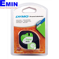 DYMO 63020742 LetraTag ເທບສີຂາວ (12mm x 4m)