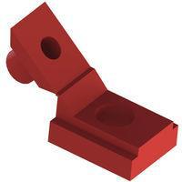 Essentra Components OFSTH-1-RED ຖານຕິດສາຍແລະອຸປະກອນເສີມ Fiber Splic Tray Hinge, ສີແດງ