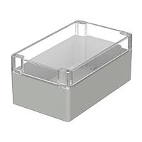 BOPLA 02237100 ກອງປົກຄຸມ ENCLOSURE, EUROMAS PC, 200 X 120 X 90MM, CLEA, LID, POLYCARBONATE, RAL 7035 BASE, M 237 G