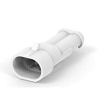 AMP Connectors - TE Connectivity 1745099-1 ຕົວເຊື່ອມລົດຍົນ AMP SUPERSEAL 1,5 SRS 2 POSTAB ASSY