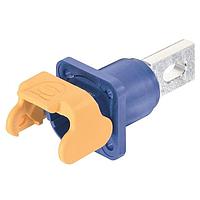HARTING 09930011329 ກອງຢູ່ Han S 120 ຕິດຕັ້ງບູລເຄດ ສີຟ້າ M18 ມີບັດຕິດຕໍ່ຜູ້ຊາຍ (ມີການເປີດລັອກ)
