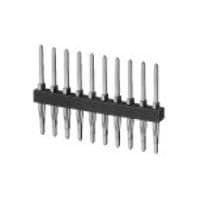 AMP Connectors - TE Connectivity 103336-5 ຫົວກາງ 12P ບໍ່ມີປົກຄຸມ VRT ທອງ