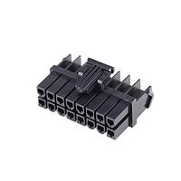 Molex 172708-0016 ຮູງຮັບ Receptacle MINIFIT TPA2 16CKT DR REC HSG 4.2MM 94V-0 LH