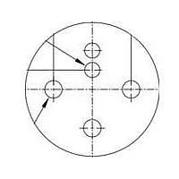 BIVAR 506-038 ວົງຈອນບົດບັນທຶກ Perm-O-Pad ຮູບກົງ TO-5 ຕິດຕັ້ງທຳມະຊາດ