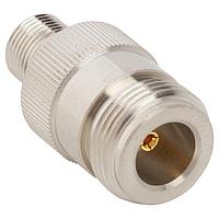 Amphenol RF 242120 ຕົວແປ RF - ລະຫວ່າງຊີຣີສ N JACK ເຖິງ F JACK ADAPTER
