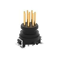 ERNI - TE Connectivity 364777-E ຕົວຊາຍຕົວຜູ້ຊາຍ M12, UNI CODE, 8P, 10.5MM SMT, DI